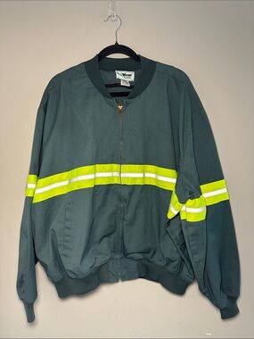 UniWear dark Green woth reflection workwear UniWear by UniFirst
